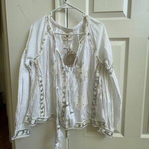 Muohe Muchette Bohemia White Top Size M/ L